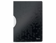 LEITZ Desky s klipem  WOW, PP, černá