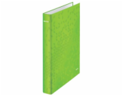 LEITZ Kroužkový pořadač  WOW, A4+, 4DR/25mm, zelená