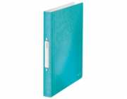 LEITZ Desky s 2kroužkovým mechanismem  WOW, ledově modrá