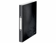 LEITZ Desky s 2kroužkovým mechanismem  WOW, černá