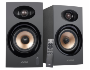 FENDA F&D repro R23BT/ 2.0/ 40W/ dřevěné/ BT/ Optický/ USB vstup/ dálkové ovládání/ černé