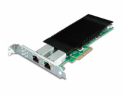 Planet ENW-9720P PCI-E 4x síťová karta, 2x 1Gb RJ-45, 2x PoE+ 802.3at 30W, -10 až +60st