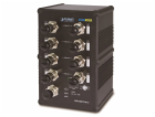 Planet ISW-800T-M12 vodotěsný průmyslový switch, 8x 10/10...