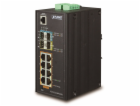 Planet IGS-5225-8P2S2X průmyslový L3 switch, 8x1Gb, 2x2.5...