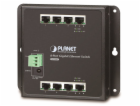 Planet průmyslový plochý switch 8x1Gb, 12-48VDC/24VAC, IP...