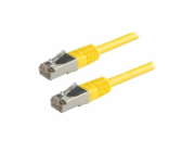 XtendLan patch kabel Cat5E, FTP - 5m, žlutý