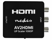 NEDIS převodník smíšeného videa na HDMI/ 3x RCA/ černý