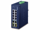Planet IFGS-1022TF průmyslový switch, 8x100M + 2x1Gb/SFP,...