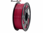 XtendLAN PLA 1,75mm průhledný červený 1kg XtendLan filame...