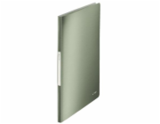 LEITZ Katalogová kniha  STYLE, 40 kapes, zelenkavá