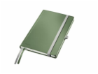LEITZ Zápisník  STYLE A5, tvrdé desky, čtverečkovaný, zel...