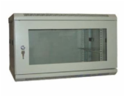 XtendLan WS-9U-64B-IVORY-U XtendLan 9U/600x450, na zeď, jednodílný, rozložený, skleněné dveře, slonovina