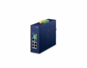 Planet IVR-300 Enterprise router/FW VPN/VLAN/QoS/HA/AP kontroler, 2x WAN (SD-WAN), 3x LAN, IP30, -40/75st, 9-54VDC