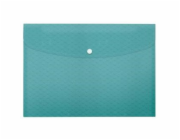 Esselte kapsa s uzavíráním na cvok Colour Breeze PP A4+, modrá, balení 3 ks