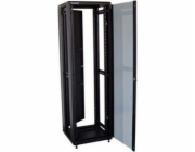 XtendLan 47U/800x1000 stojanový, černý, skleněné dveře, plná záda