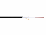 Digitus Verlegekabel A/I-DQ(ZN)BH 50/125µ OM4 4F Dca (schwarz, 1 Meter)