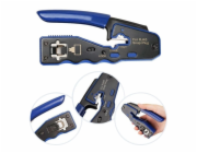 W-star Krimpovací kleště RJ45 WSEZ670 profesionální kleště  EZ Cat6, Cat5, RJ45EZ, STP