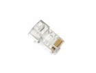 XtendLan Konektor UTP RJ45 CAT5e, drát, kulatý, baleno po...