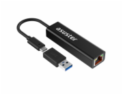 Asustor adaptér AS-U2.5G2 / USB3.2 Gen 1 type-C to 2.5GBASE-T / v balení redukce USB-C na USB-A