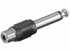 PremiumCord adaptér 6,3mm Mono plug - 1xCINCH (M/F)