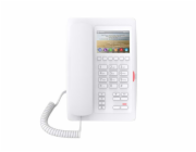 Fanvil H5 hotelový IP bílý telefon, 2SIP, 3,5" bar. displ., 6 progr. tl., USB, PoE