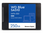 WD SSD BLUE SA510 250GB / WDS250G3B0A / SATA III / Interní 2,5" / 7mm