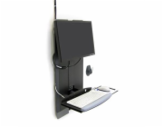 Ergotron StyleView - Montážní sada (opěrka zápěstí, mouse pouch, panel vertical lift, sklápěcí plocha pro klávesnici, podložka pro myš) - nízký profil - pro LCD displej / PC vybavení - oblast s vysoký