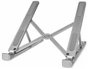 Stojan na Notebook NEDIS NBSTND100SI NEDIS stojan na notebook/tablet/smartphone/ univerzální/ pro zařízení 5" - 17"/ 6 úhlů/ hliník
