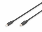 Digitus AK-600434-006-S Pružinový USB - C na Lightnig MFI...