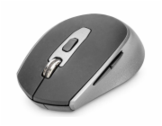 Digitus DA-20162 DIGITUS Bezdrátová optická myš 6D, 2,4 GHz, 800/1000/1600 dpi, černošedá