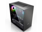 EVOLVEO M4, case mATX, 1x120mm PWM ventilátor, průhledná ...