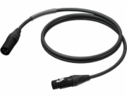 DMX AES / EBU kabel Samec XLR - Samice XLR, Highflex 3m