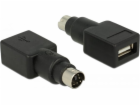 Delock USB adaptér 65898 USB - PS/2 černý (65898)