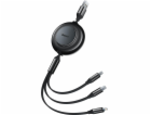 Baseus CAMJ010001 Bright Mirror Kabel 3v1 MicroUSB/USBC/L...