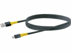 Schwaiger USB-A - microUSB kabel 1,2 m Černožlutý (WKUM10...