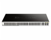 D-Link DGS-1210-52 D-Link DGS-1210-52 L2/L3 Smart+ switch, 48x GbE, 4x RJ45/SFP, fanless