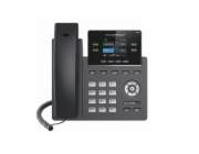 Grandstream GRP2612G, 2.4" TFT bar. displej, 2 SIP účty, 4 prog. tl., 16 BLF tl., PoE, 1Gbps