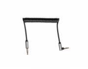 Kabel Jack 3,5mm konektor/Jack 3,5mm konektor 1,8m KRUGER & MATZ KM1243 Basic spirálový