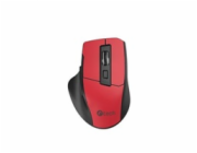 C-TECH myš Ergo WLM-05, bezdrátová, 1600DPI, 6 tlačítek, USB nano receiver, červená