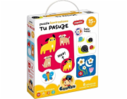 Puzzle kontrastowe - Tu pasuje