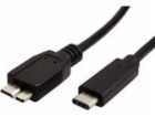 Neutrální USB-C USB kabel – 1 m černý