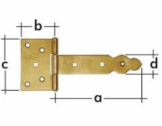 Závěs brankový ozdobný 150x90x35mm