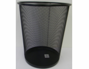 Koš odpadkový kancelářský kov 34,5x28,5 cm černý