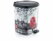 Koš odpadkový 6 l pedál "Kameny" plast