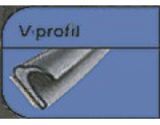 Těsnění VE100H 9x7 mm hnědé