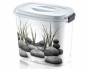 Koš úložný 6,9 l dekor "Kameny" plast
