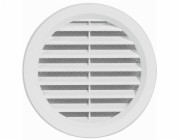 Mřížka větrací 100 mm plast bílá se síťovinou