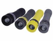 Svítilna 12 cm 3W LED ZOOM ABS plast (baterie 3xAAA 1,5V)