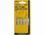 List pilky přímočaré T úchyt 5 ks na kov, nerez, plech