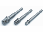 Nástavec redukční vrtačka 3 ks-1/4", 3/8", 1/2"